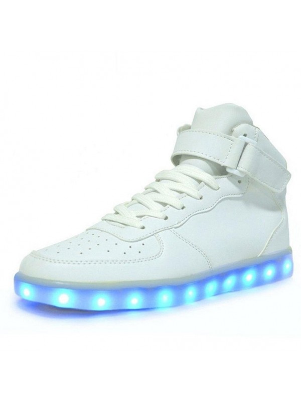 LED Light Multi Color Unisex High Top USB Charging LED Shoes