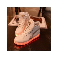 Men and Women 7 colors Fashion USB Rechargeable LED Light Shoes