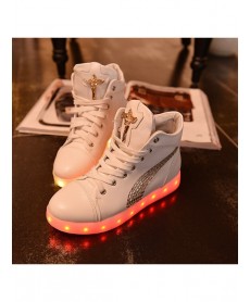 Men and Women 7 colors Fashion USB Rechargeable LED Light Shoes